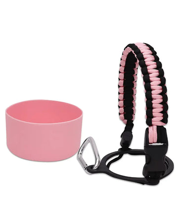 GALVOT Rose Saumon / Petite Ensemble Sangle de transport et botte de protection