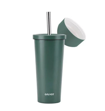 Gobelet acier inoxydable 710 ML avec paille: siroter vos boisons!