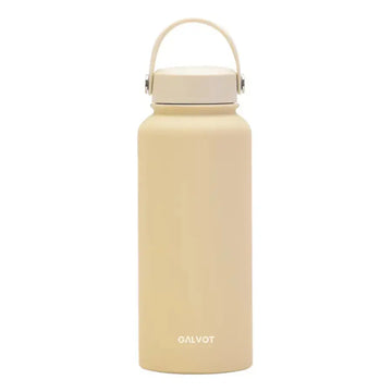 Gourde isotherme 1L en acier inoxydable, couleur Cream Melon