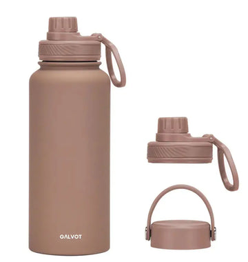 Gourde Isotherme 1L VersaBottle Marron - Élégance et Performance.
