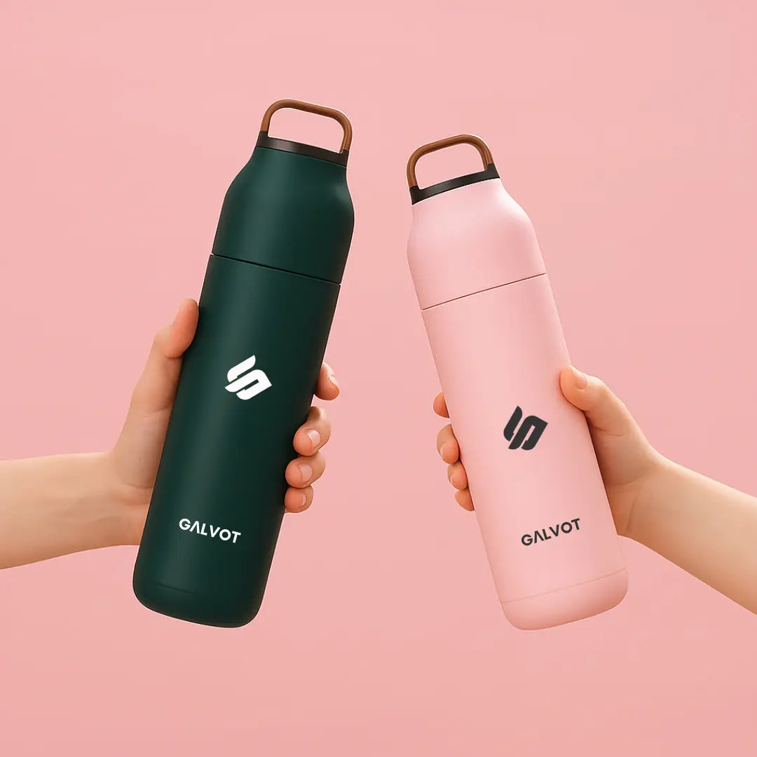 Gourde Isotherme 500 ML SipGO Rose Saumon GALVOT