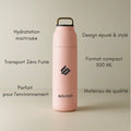 Gourde Isotherme 500 ML SipGO Rose Saumon GALVOT