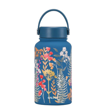 Gourde Isotherme 650 ML Sweet Bleu Floral - Élégance et Isolation.