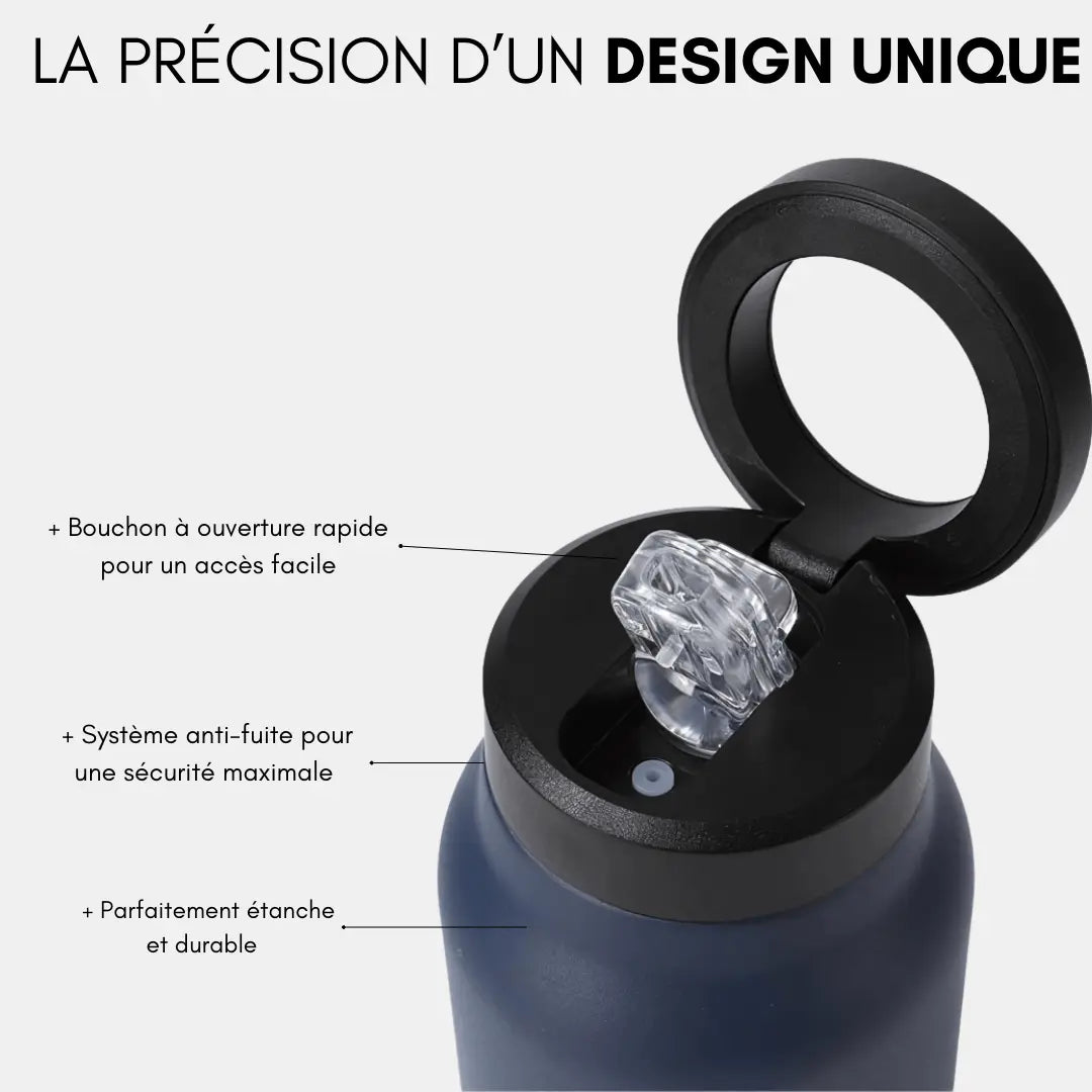 GALVOT Gourde Isotherme Gourde Magsafe Isotherme FlaskConnect Bleu Nuit