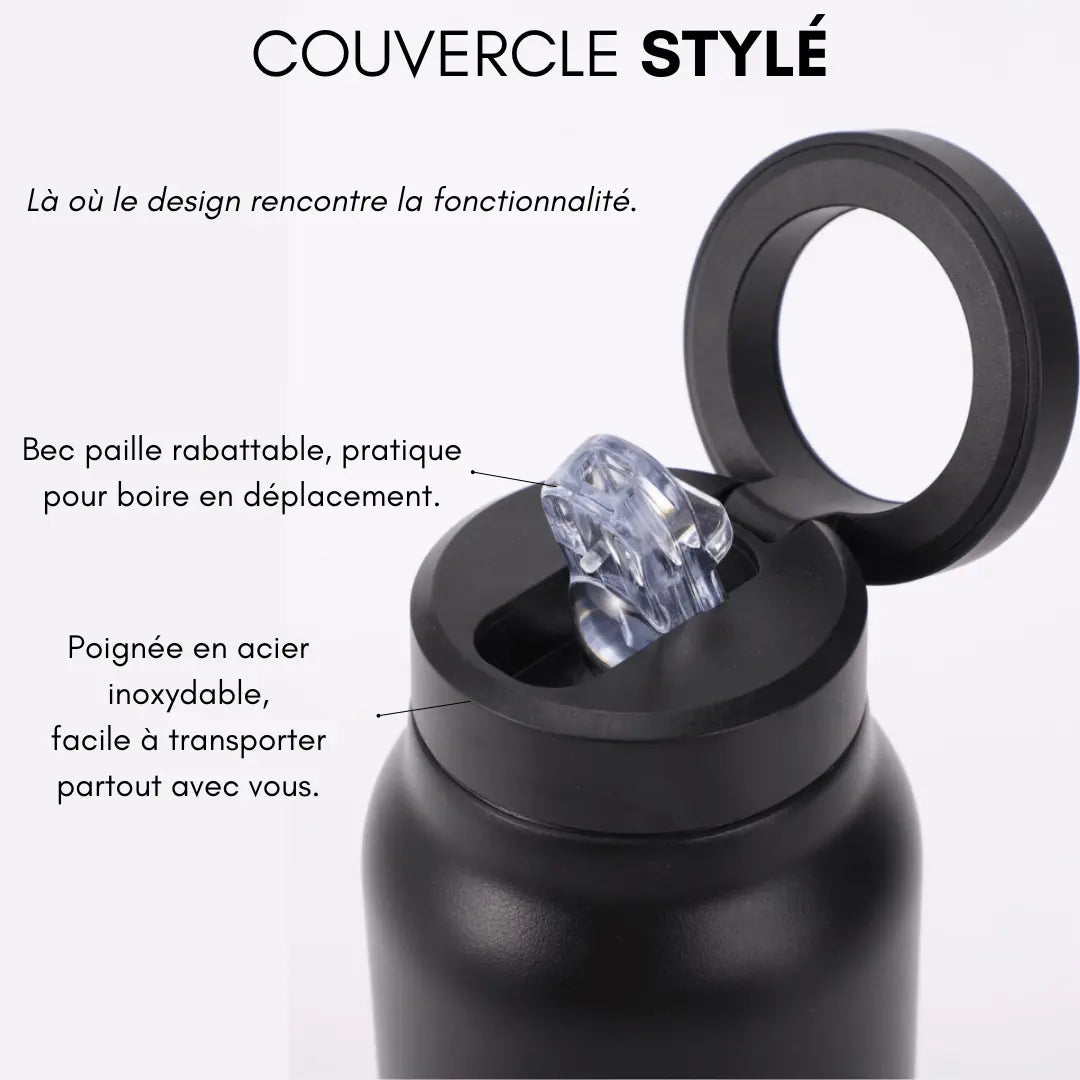 GALVOT Gourde Isotherme Gourde Magsafe isotherme FlaskConnect Noir Onyx