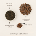 Thé Pu-erh café gourmand - Délicieux et énergisant  GALVOT