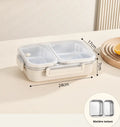 GALVOT boite de repas Argent / 800 ML Boîte de repas isotherme  FluxIN à 3 compartiments