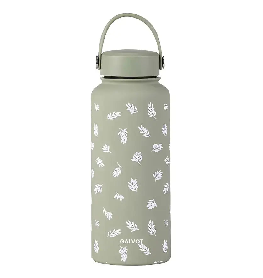 Gourde Isotherme 1 L Gris fleuri Gourde isotherme 1L