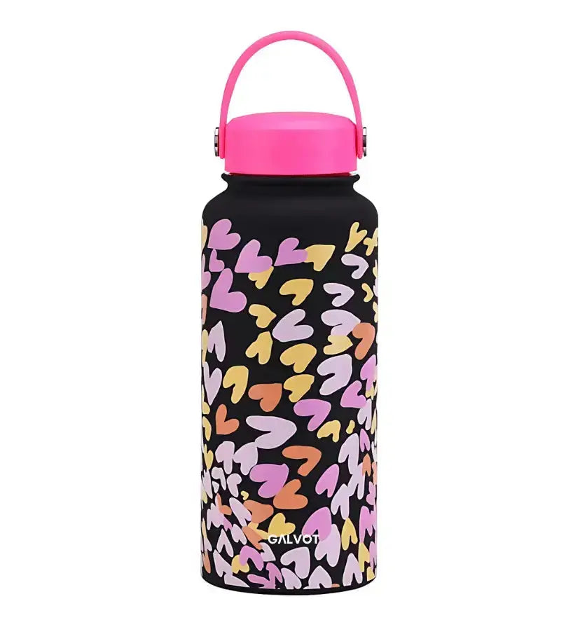 Gourde isotherme 1L imprimée Art Black Color