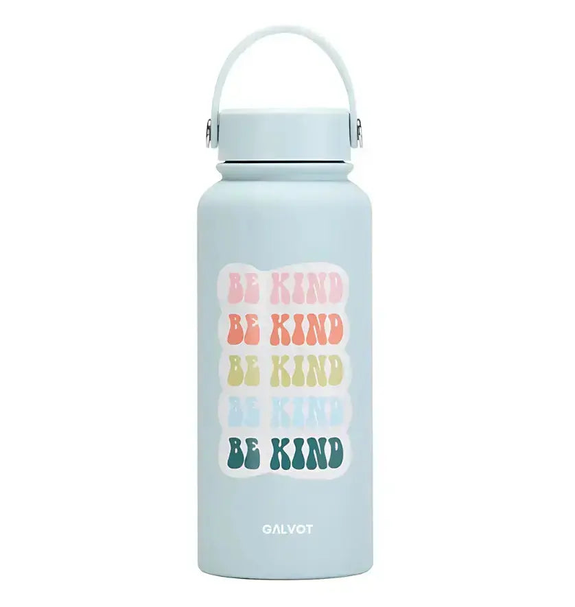 Gourde isotherme 1L Bleu Cyan : transportez l'hydratation facile