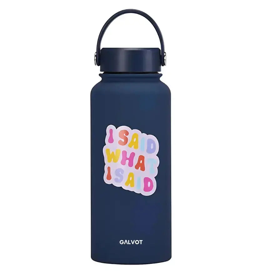 Gourde isotherme 1L imprimée Art: Romantique et Isolation Efficace