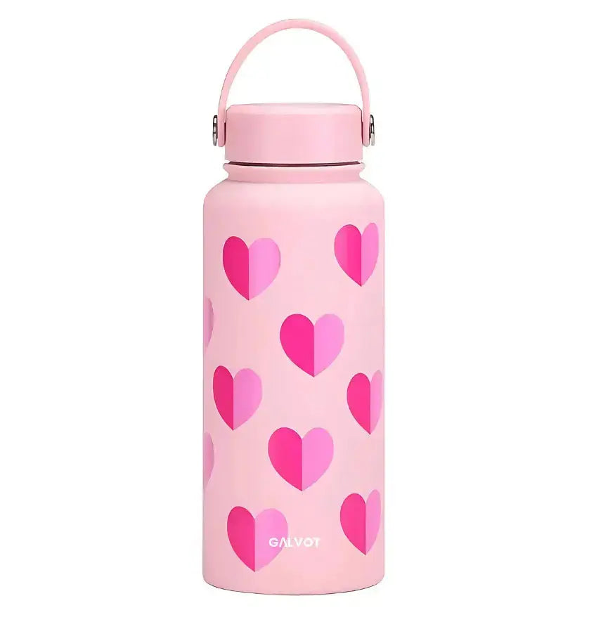 Gourde isotherme 1L imprimée Art: Romantique et Isolation Efficace