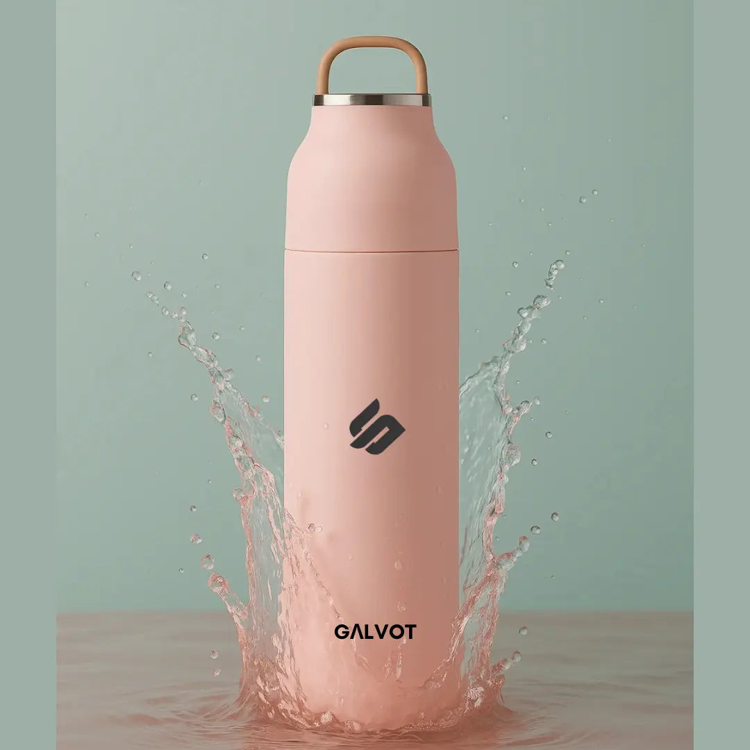 Gourde Isotherme 500 ML SipGO Rose Saumon GALVOT