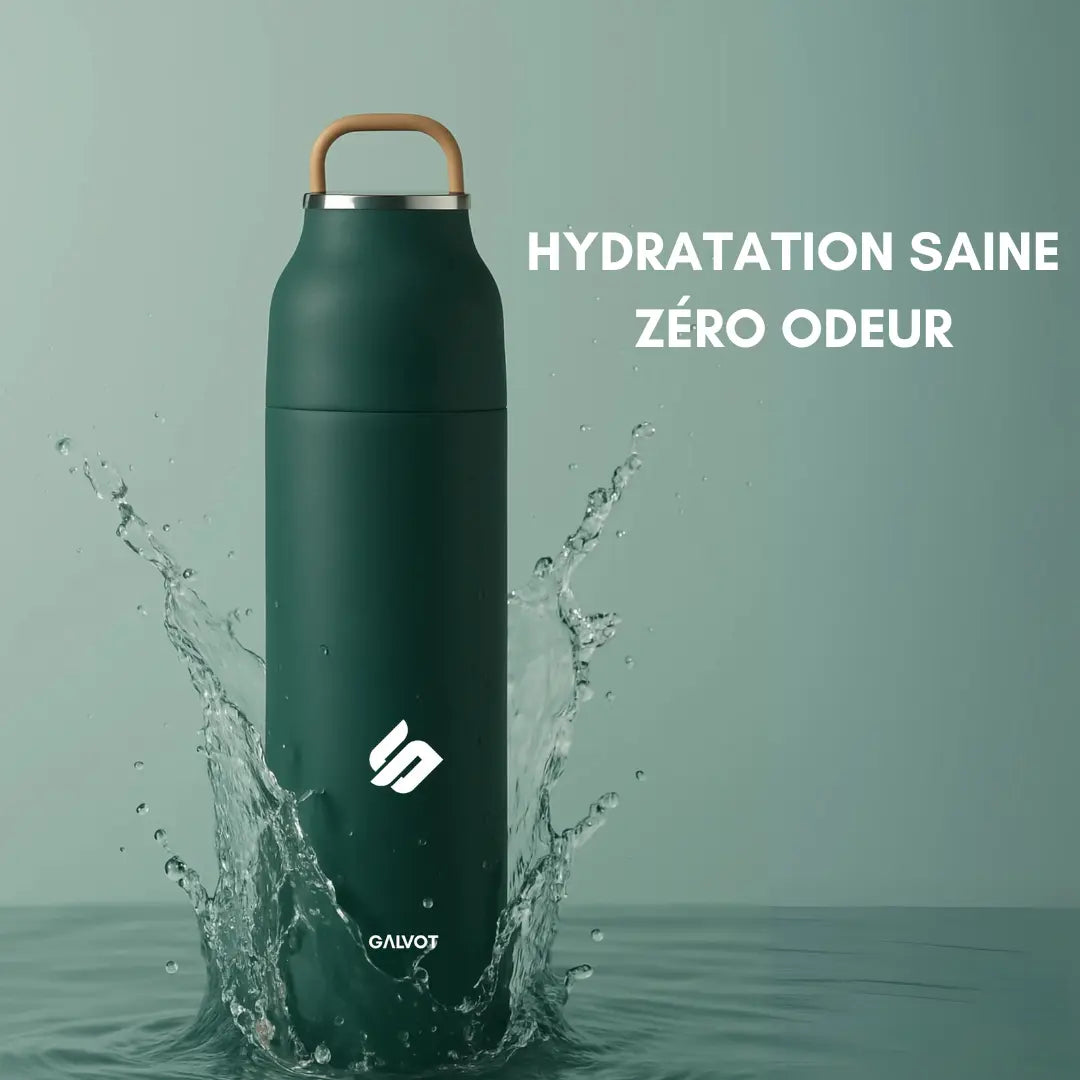 Gourde isotherme 500 ML SipGO Vert Pin GALVOT