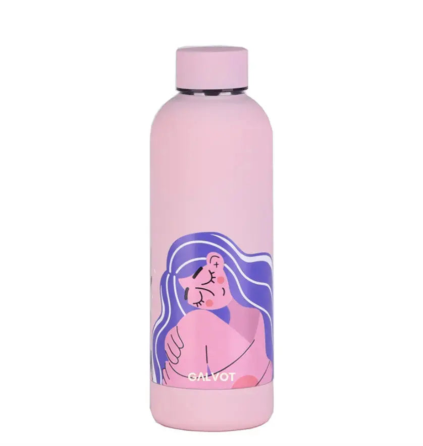 Gourde Isotherme 500 ml StyleTherm GeoGlow – Facile à transporter avec design tendance. Gourde ART de votre journée.