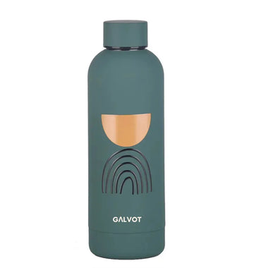 Gourde Isotherme 500 ml StyleTherm GeoGlow – Vue de face avec design géométrique moderne.