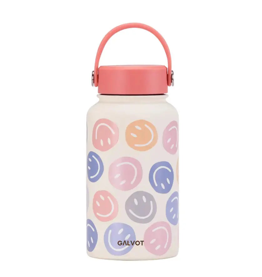 Gourde isotherme 650 ML  imprimé smile