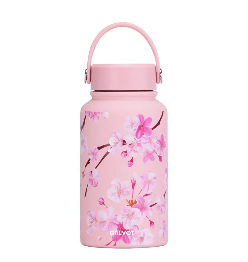 Gourde isotherme fleurie 650 ML : restez foral en tout temps!