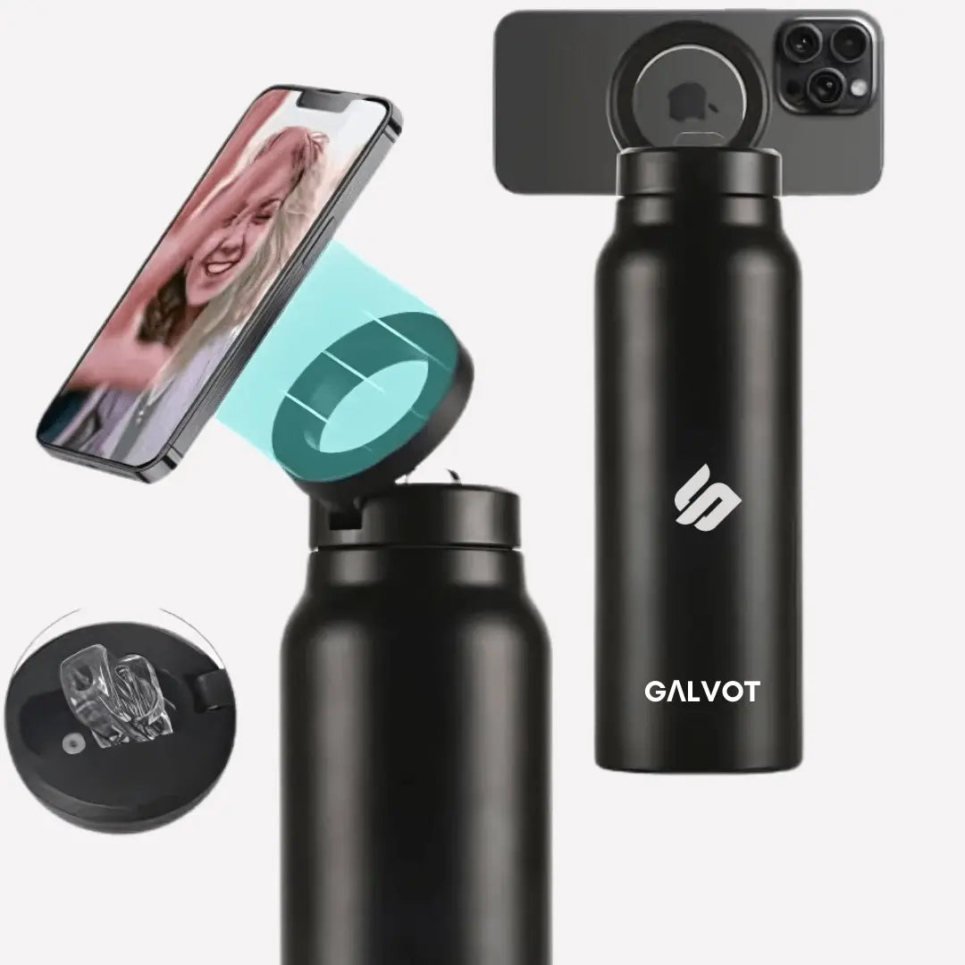 GALVOT Gourde Isotherme Gourde Magsafe isotherme FlaskConnect Noir Onyx