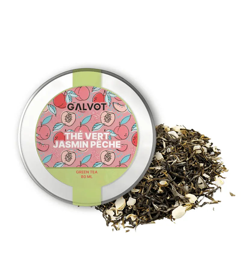 GALVOT thé Thé vert Pêche blanche et Jasmin